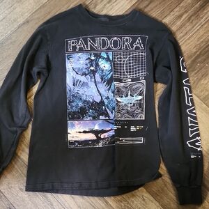 Pandora Black Long Sleeve Tee
